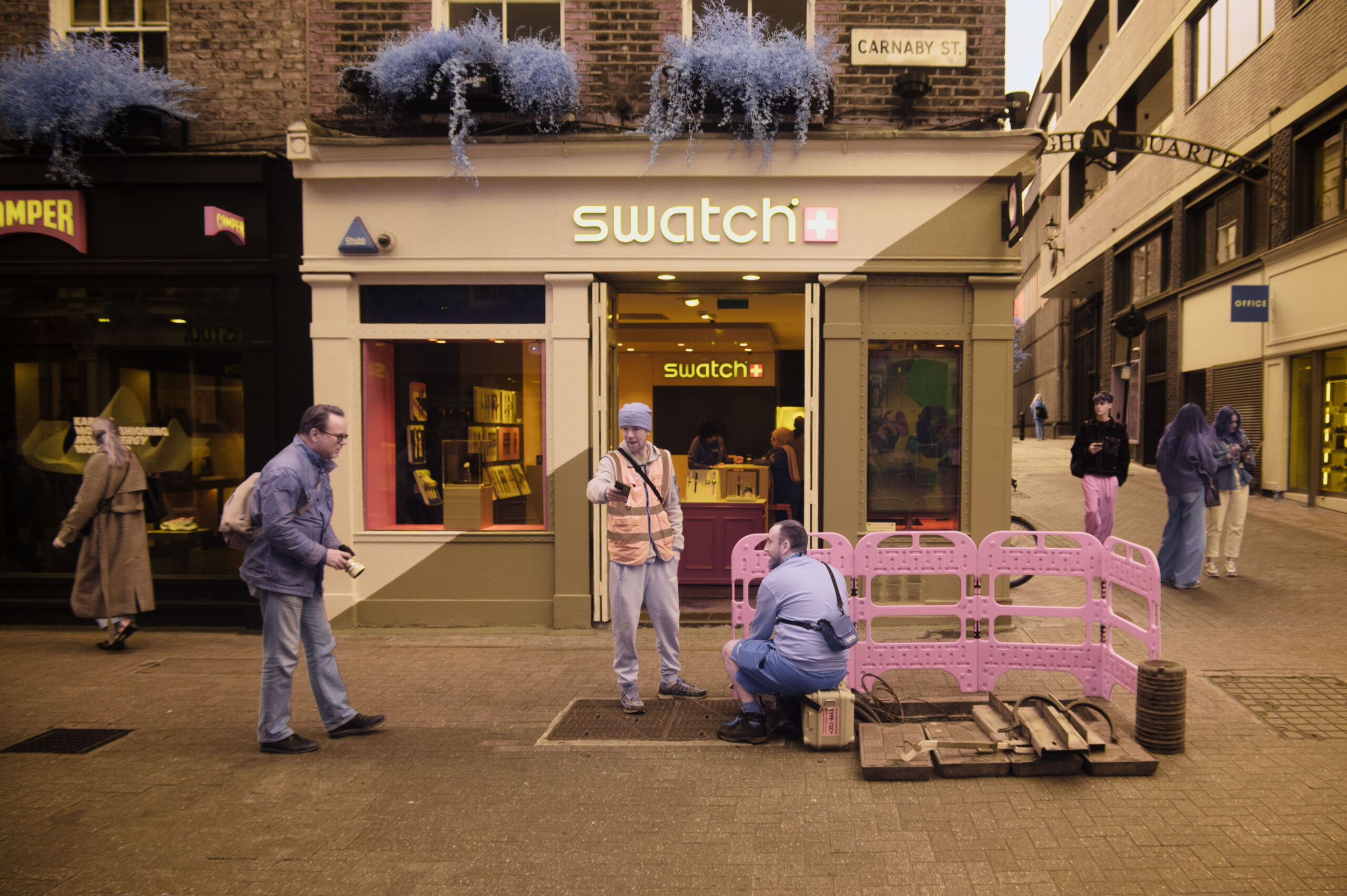 Engineers in Carnaby Street