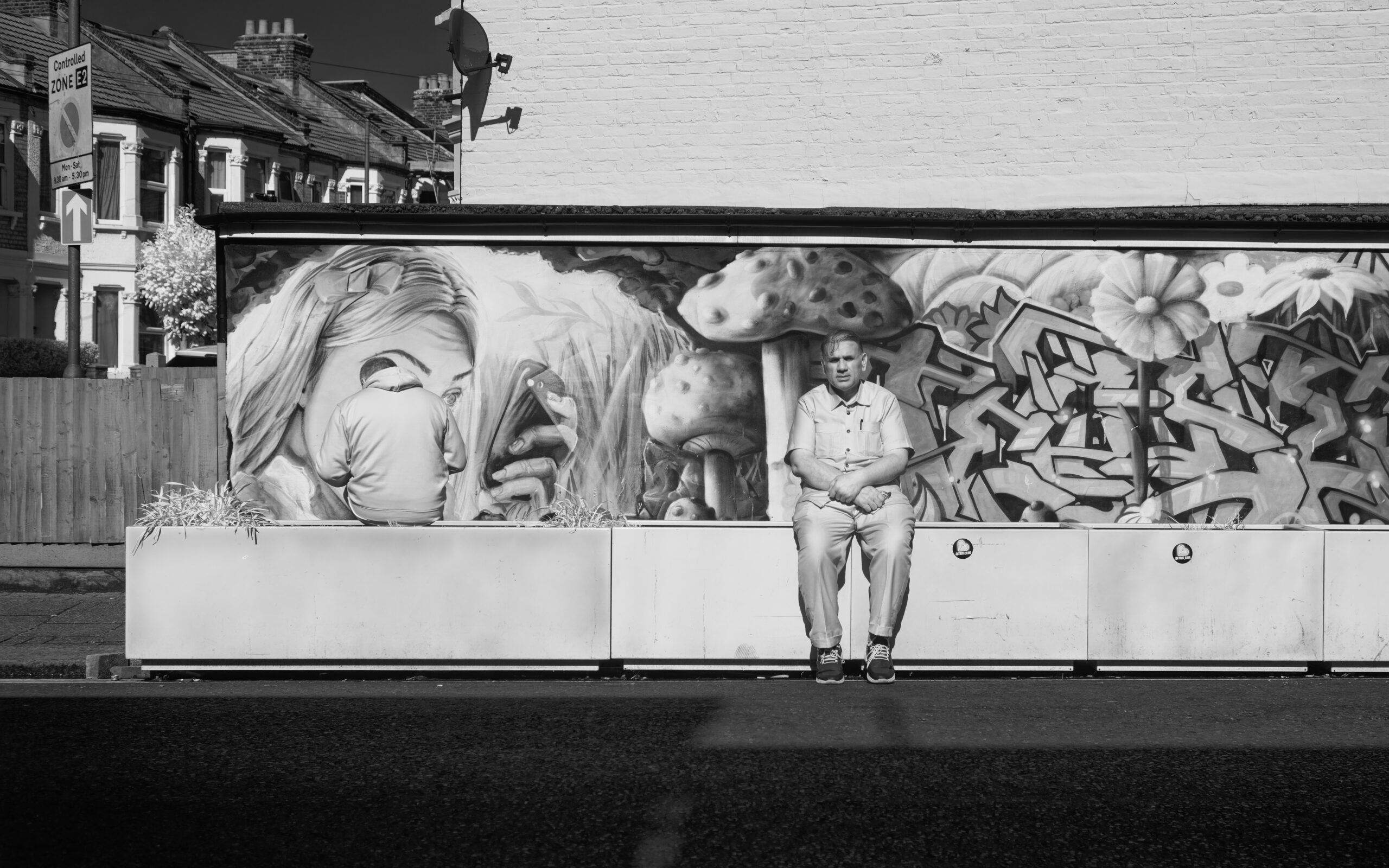Street mural portrait